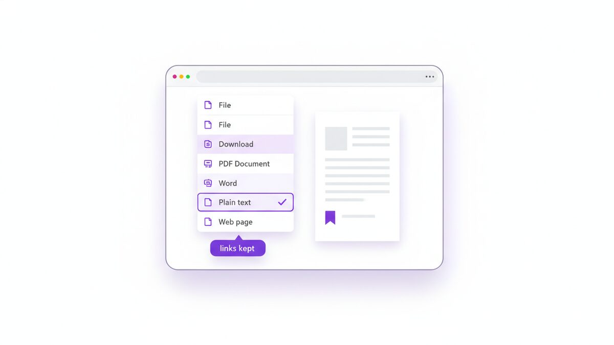 Using File then Download to save Google Doc as PDF with formatting intact